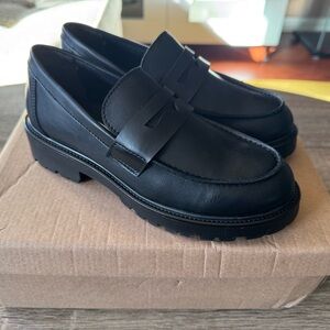 Steve Madden Lotto Loafers Chunky Heel Size 6
